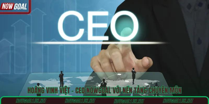 Hoàng Vinh Việt - CEO Nowgoal với nền tảng chuyên môn